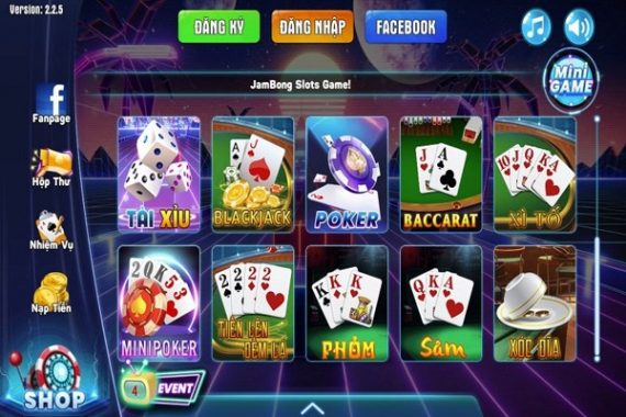 Game bài đổi thưởng đa dạng