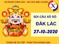 Thống kê số đẹp SX Daklak thứ 3 ngày 27-10-2020