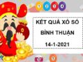 Thống kê sổ xố Bình Thuận thứ 5 ngày 14/1/2021