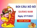 Thống kê XSQNM ngày 27/7/2021 – Thống kê xổ số Quảng Nam
