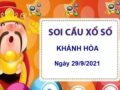 Thống kê XSKH ngày 29/9/2021 chốt KQ Khánh Hòa thứ 4