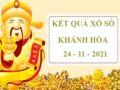 Thống kê KQXS Khánh Hòa ngày 24/11/2021 thứ 4