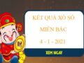 Thống kê kết quả xổ số miền Bắc 4/1/2022 thứ 3 hôm nay