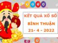 Thống kê kết quả sổ xố Bình Thuận ngày 21/4/2022 thứ 5