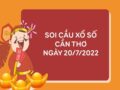 Thống kê xổ số Cần Thơ ngày 20/7/2022 thứ 4 hôm nay