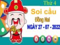 Thống kê XSDN ngày 27/7/2022 – Thống kê KQXS Đồng Nai thứ 4