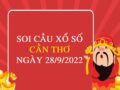 Thống kê xổ số Cần Thơ ngày 28/9/2022 hôm nay thứ 4