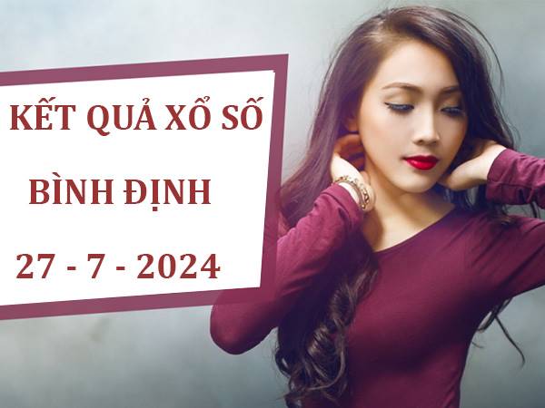 Thống kê kết quả XSBDI ngày 27/7/2023 thứ 5 hôm nay