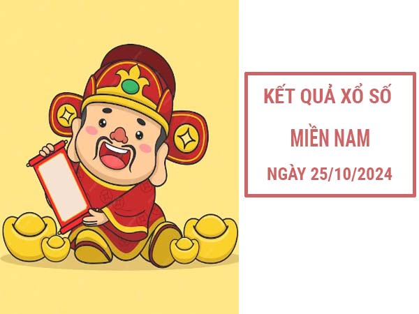 Thống kê KQXS Miền Nam ngày 25/10/2024 thứ 6