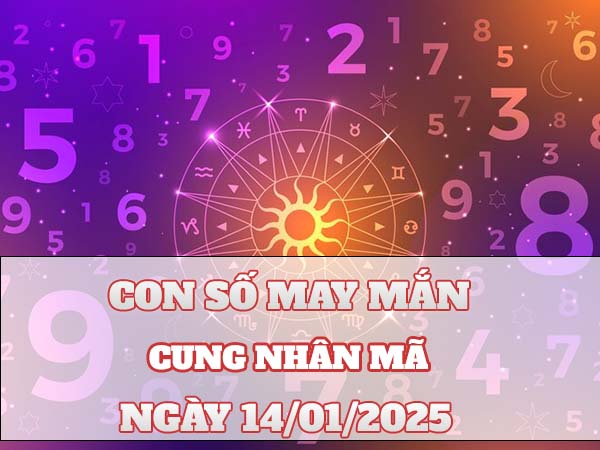 Chia sẻ con số may mắn cung Nhân Mã 14/1/2025 đẹp nhất