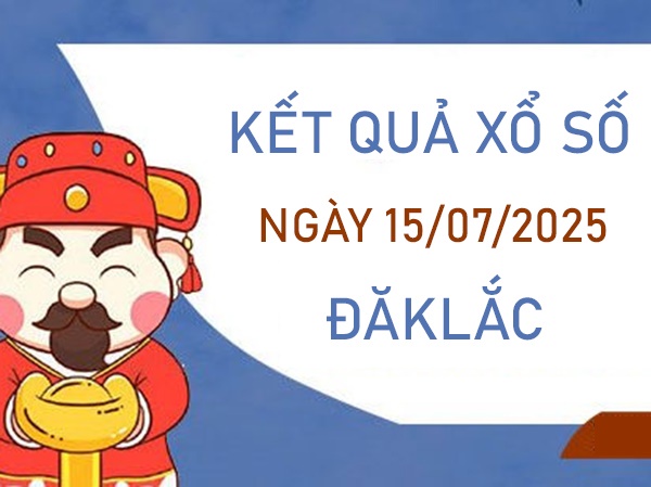 Thống kê XSDLK ngày 15/7/2025 phân tích song thủ VIP