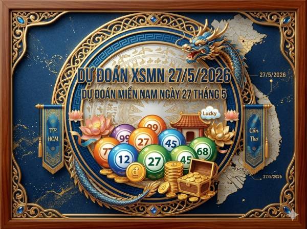 Dự đoán XSMN 27/5/2026 – Soi cầu Miền Nam thứ 4 chuẩn nhất