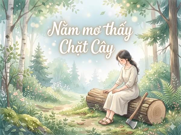 Nằm mơ thấy chặt cây là điềm báo gì, con số gì cát lộc?