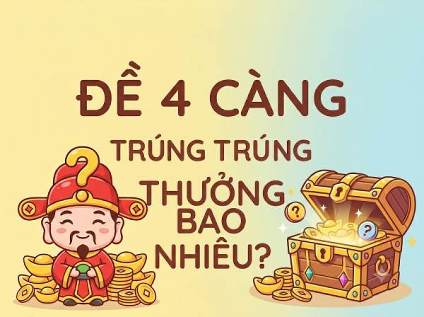 Tìm hiểu đề 4 càng ăn bao nhiêu nếu trúng thưởng xổ số?