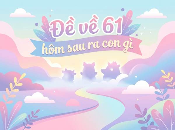 Tham khảo thống kê đề về 61 hôm sau ra con gì hút tài vận?