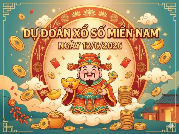 Dự đoán XSMN 12/6/2026 – Soi cầu Miền Nam thứ 6 chuẩn nhất