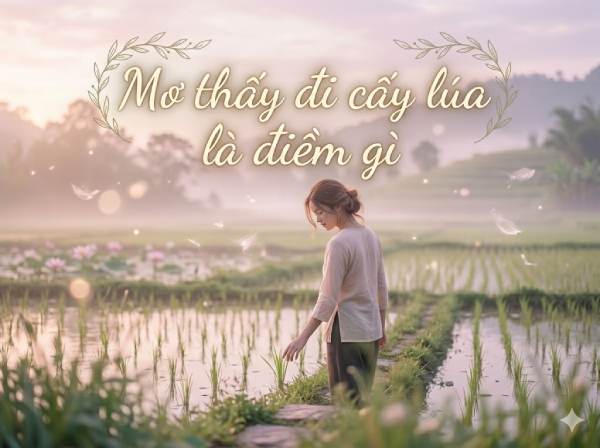 Phân tích ý nghĩa giấc mơ thấy đi cấy lúa là điềm gì?