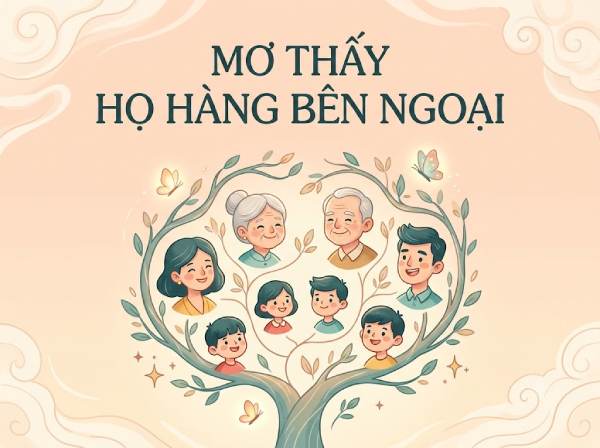Giải mộng nằm mơ thấy họ hàng bên ngoại số mấy tài lộc?