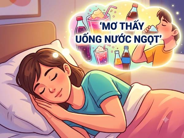 Chiêm bao thấy uống nước ngọt đi làm